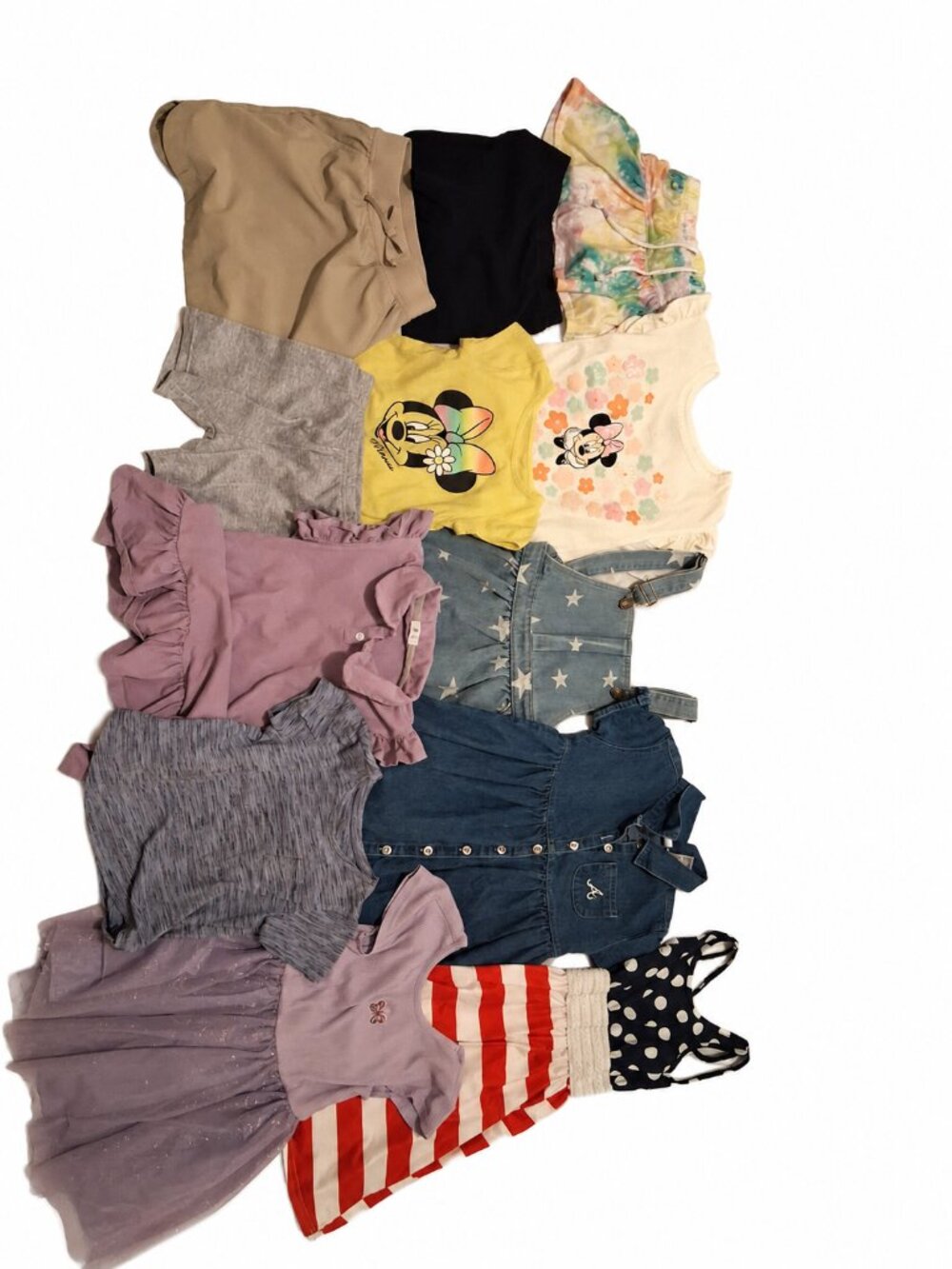 Girls 3T-5T 13-Piece Clothing Bundle Disney Old Navy Cat & Jack